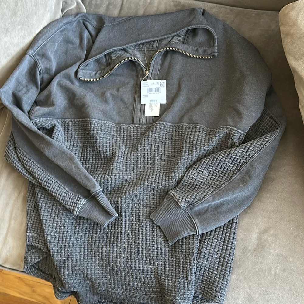 American eagle waffle quarter zip